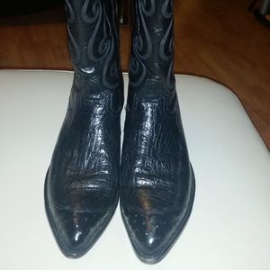 Tony Lama Men’s Ostrich Cowboy Boots